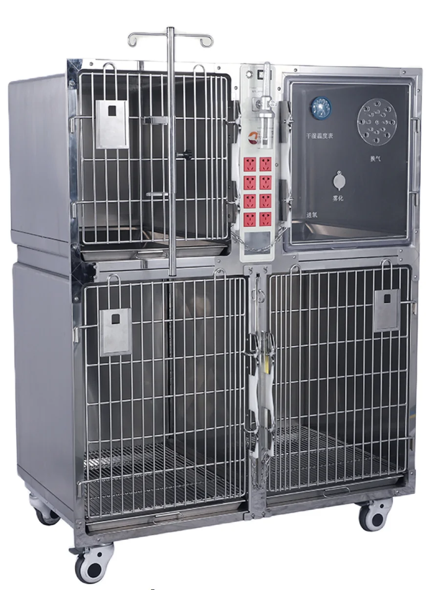 Jaula de oxígeno en el hospital